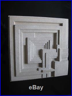 Frank Lloyd Wright ENNIS BROWN HOUSE Design Tile + SIGNED Book BLADE RUNNER