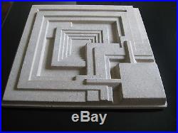 Frank Lloyd Wright ENNIS BROWN HOUSE Design Tile + SIGNED Book BLADE RUNNER