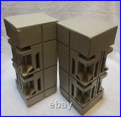 Frank Lloyd Wright Ennis House Textile Block Architectural Replica Bookends