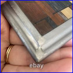 Frank Lloyd Wright Extremely Rare Vintage Stained Glass American Flag