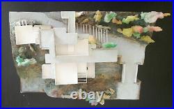 Frank Lloyd Wright FALLINGWATER Kaufmann architecture scal 1200 model miniature