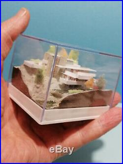Frank Lloyd Wright FALLINGWATER Kaufmann architecture scal 1500 model miniature