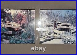 Frank Lloyd Wright FALLING WATER framed Photograph Summer Winter print 1994