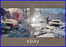 Frank Lloyd Wright FALLING WATER framed Photograph Summer Winter print 1994