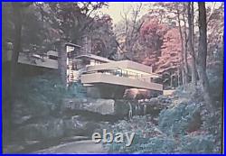 Frank Lloyd Wright FALLING WATER framed Photograph Summer Winter print 1994