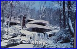 Frank Lloyd Wright FALLING WATER framed Photograph Summer Winter print 1994