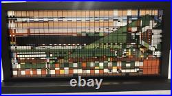 Frank Lloyd Wright FLW Stained Glass Panel! Spring Green Wisconsin Architecture