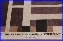 Frank Lloyd Wright Fabric Design 102 Taliesin line RARE Schumacher Screenprint