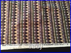 Frank Lloyd Wright Fabric / Textile, Schumacher, PRISM, 139 Inch Length, EC