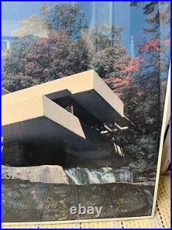 Frank Lloyd Wright Fallingwater Framed Large Panel Poster