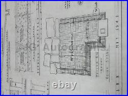Frank Lloyd Wright Fallingwater Original Architectural Drawing