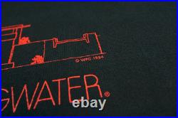 Frank Lloyd Wright Fallingwater Shirt Vintage 90s Beneficial T's Organic Medium