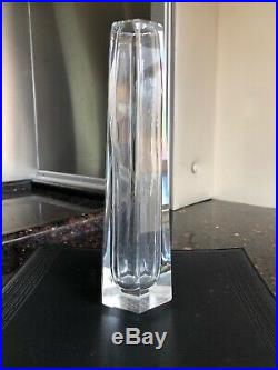 Frank Lloyd Wright Fdn. Leerdam Glass Vase By Tiffany. 1967. Extremely Rare