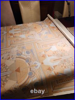 Frank Lloyd Wright For Schumacher Fabric 5+ Yards Of Unharmed Tapestry + Sample