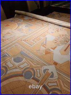 Frank Lloyd Wright For Schumacher Fabric 5+ Yards Of Unharmed Tapestry + Sample