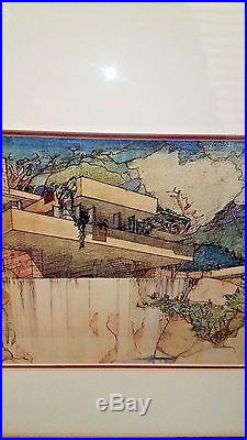Frank Lloyd Wright Foundation Fallingwater Print MOMA Edgar J. Kaufmann House