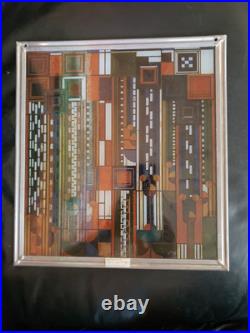 Frank Lloyd Wright Foundation Framed Saguaro Cactus Stained Glass Sun Panel 12 Frank Lloyd Wright Foundation Framed Saguaro Cactus Stained Glass Sun Panel 12