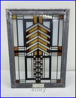 Frank Lloyd Wright Foundation Mini Window Panel Sun Catcher 6 X 8