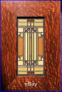 Frank Lloyd Wright Foundation Motawi Tile Works Framed Ann Arbor Mi 11.5 X 7.5