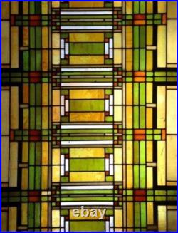 Frank Lloyd Wright Foundation Oak Park Skylight Stained Glass by YTC Summit