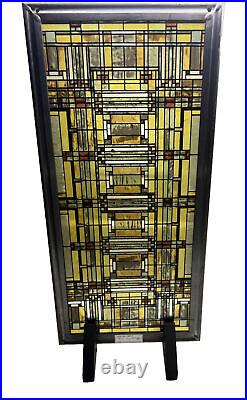Frank Lloyd Wright Foundation Official Oak Park skylight stained glass Display