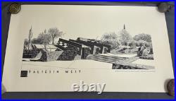 Frank Lloyd Wright Foundation TALIESIN WEST poster print Jacob Furnald DRAWING