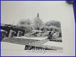 Frank Lloyd Wright Foundation TALIESIN WEST poster print Jacob Furnald DRAWING