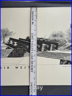 Frank Lloyd Wright Foundation TALIESIN WEST poster print Jacob Furnald DRAWING