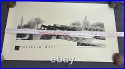 Frank Lloyd Wright Foundation TALIESIN WEST poster print Jacob Furnald DRAWING