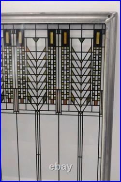 Frank Lloyd Wright Foundation Tree of Life Stained Glass Panel 12.75 x 8.5