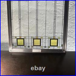 Frank Lloyd Wright Foundation Tree of Life Stained Glass Panel 12.75 x 8.5
