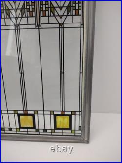 Frank Lloyd Wright Foundation Tree of Life Stained Glass Panel 12.75 x 8.5