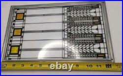 Frank Lloyd Wright Foundation Tree of Life Stained Glass Panel 12.75 x 8.5