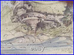 Frank Lloyd Wright Framed Poster SEACLIFF Project Signed