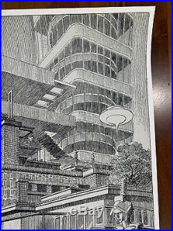 Frank Lloyd Wright Francois Schuiten Poster Print Art