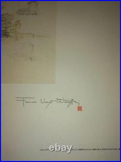 Frank Lloyd Wright Frank Lloyd Wright Lithograph Solomon AP 55x70cm