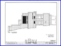 Frank Lloyd Wright Freeman House, blueprints