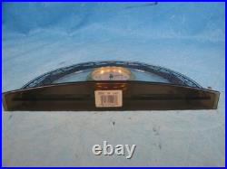 Frank Lloyd Wright Glass Desk Mantle Clock Bulova Arch Free Shipping