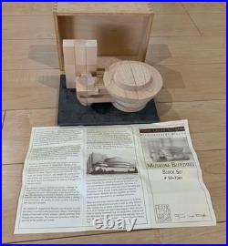 Frank Lloyd Wright Guggenheim Museum Building Block Set #50-7301 Wood
