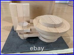Frank Lloyd Wright Guggenheim Museum Building Block Set #50-7301 Wood