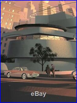 Frank Lloyd Wright Guggenheim Museum by Laurent Durieux Spoke Art Mondo