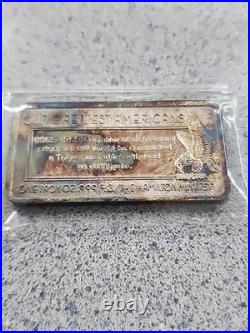 Frank Lloyd Wright Hamilton Mint Greatest Americans 1 Troy oz. 999 Silver Bar