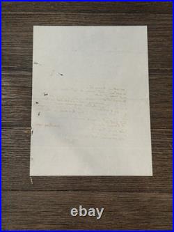 Frank Lloyd Wright Handwritten Signed Memorandum St Francis Hotel Guggenheim