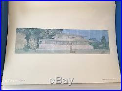 Frank Lloyd Wright Henderson House Architectural rendering print