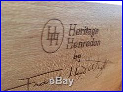 Frank Lloyd Wright Heritage Henredon 5 piece bedroom furniture