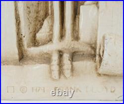 Frank Lloyd Wright Home & Studio Foundation Ornamental Cast Relief
