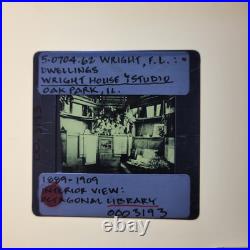 Frank Lloyd Wright Home & Studio Oak Park Architecture 35mm Glass Slides Lot 47 Frank Lloyd Wright Home & Studio Oak Park Architecture 35mm Glass Slides Lot 47