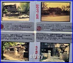 Frank Lloyd Wright Home & Studio Oak Park Architecture 35mm Glass Slides Lot 47 Frank Lloyd Wright Home & Studio Oak Park Architecture 35mm Glass Slides Lot 47