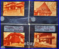 Frank Lloyd Wright Home & Studio Oak Park Architecture 35mm Glass Slides Lot 47 Frank Lloyd Wright Home & Studio Oak Park Architecture 35mm Glass Slides Lot 47