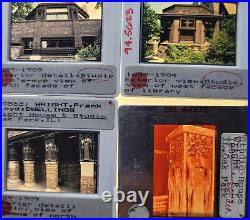 Frank Lloyd Wright Home & Studio Oak Park Architecture 35mm Glass Slides Lot 47 Frank Lloyd Wright Home & Studio Oak Park Architecture 35mm Glass Slides Lot 47